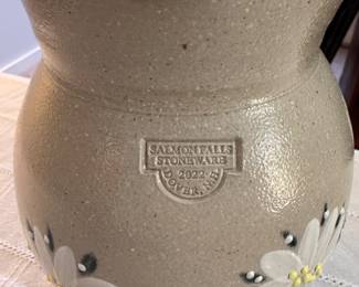 Salmon Falls Salt Glazed Stoneware Vase. Photo 3 of 3. 