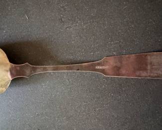 Set of 5 N. Harding "S. S. Lawton" Monogrammed Spoons. Photo 4 of 4. 