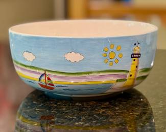 Beau Rivage exclusive nautical themed bowl.