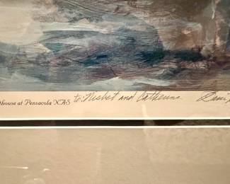 Added 22-May-2026.  Lighthouse at Pensacola watercolor.