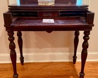 Added 22-May-2026.  Mahogany writing desk.