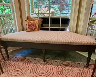 Custom bay window bench.