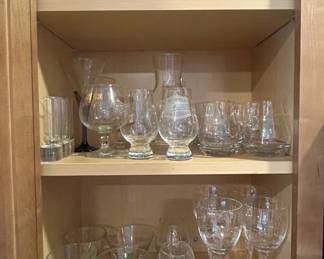 Assorted Whiskey Tasting Glasses and Wine Glasses Set