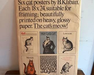 B. Kliban Six Cat Posters second image