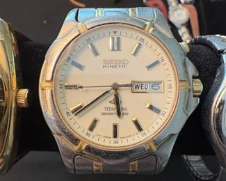 Seiko Kinetic Titanium Sport Watch