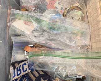Assorted Collectible Pins, Patches, and Pogs