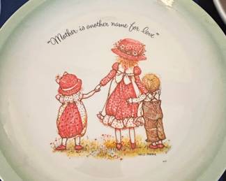 Holly Hobbie Mother is another name for love Collectors Edition Plate