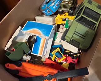 Assorted Lot of Vintage G.I. Joe Vehicles and Accessories
