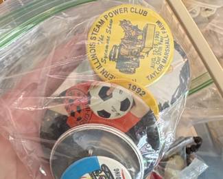 Assorted Collectible Pins, Patches, and Pogs second image