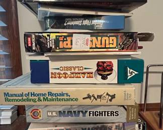 Collection of Vintage PC Games and Reference Book