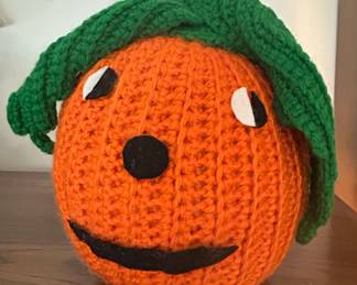Crocheted JackoLantern Decoration