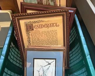 Max Ehrmanns Desiderata Framed Print and Aviation Art Print Ace of Aces