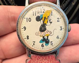Vintage Bradley Time Walt Disney Productions Minnie Mouse Watch