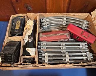 Louis Marx  Co. Tin Lithographed Stream Line Electric Train Set