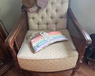 Vintage Lewittes Cane Back Armchair
