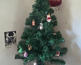 Artificial Christmas Tree with Ornaments