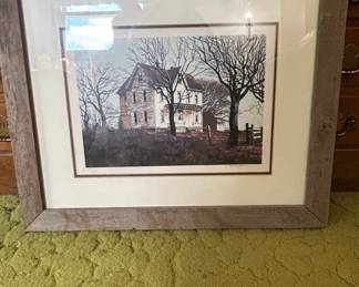 Autumn Farm by Robert W. Addison, Serigraph