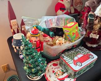 Assorted Vintage Christmas Decorations second image