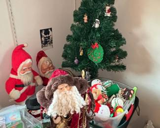 Assorted Vintage Christmas Decorations third image