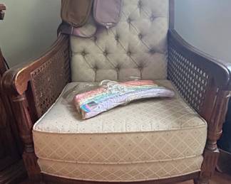 Vintage Lewittes Cane Back Armchair second image