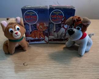 McDonalds Oliver  Company Plush Ornaments Oliver and Dodger