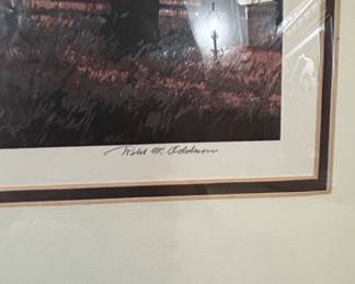 Autumn Farm by Robert W. Addison, Serigraph second image