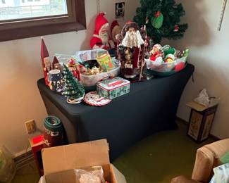 Assorted Vintage Christmas Decorations