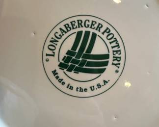 Longaberger Pottery Traditional Holly Round Platter second image