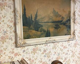 Landscape Painting Signed "Moore"