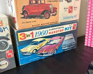 AMT "32 Ford V-8 'The Deuce'" and "1960 Customizing Hardtop" Model Kits