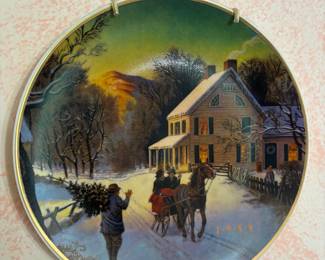 1988 Avon "Home for the Holidays" Collector's Plate