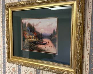Thomas Kinkade "A Peaceful Retreat" Limited Edition Art Print