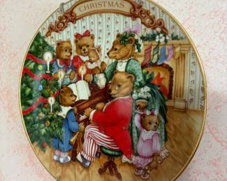 1989 "Together for Christmas" Collector Plate by Avon