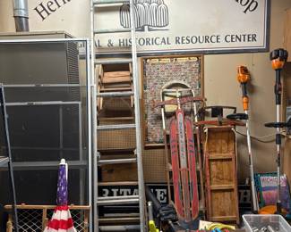 Vintage Sleds and Tools
