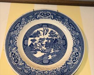 Blue Willow Pattern Plate by Royal China