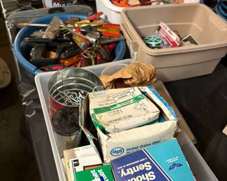 Assorted Hardware and Tools Lot