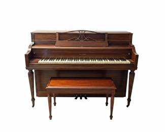 Gulbransen Upright Piano with Bench