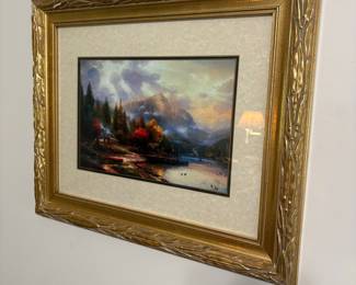 Thomas Kinkade "Mountain Majesty" Limited Edition Canvas