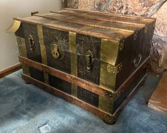 Antique Steamer Trunk