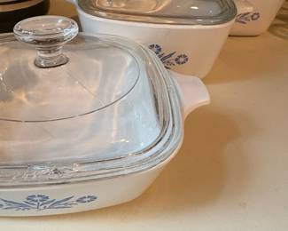 CorningWare Blue Cornflower Casserole Dishes