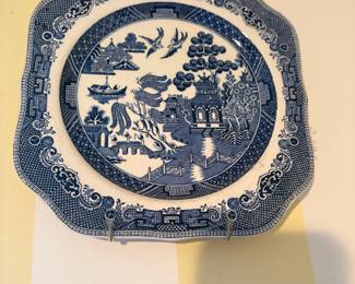 Blue Willow Johnson Brothers Square Plate