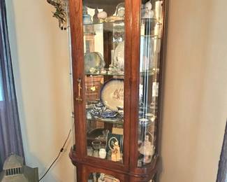 stylish slender, display cabinet