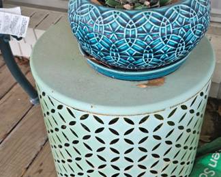 garden seat, metal