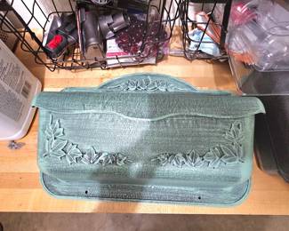 metal mailbox, new