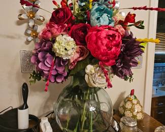 beautiful flower arrangement, artificial