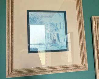 Framed Abstract Artwork