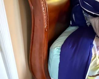 Ethan Allen Somerset Mahogany Sleigh Bed
