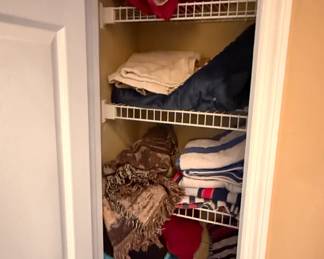 Assorted Linens and Blankets
