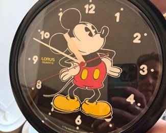 Vintage Mickey Mouse Clock