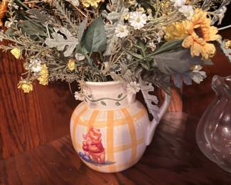 Vintage Disney "Simply Pooh" Ceramic Pitcher